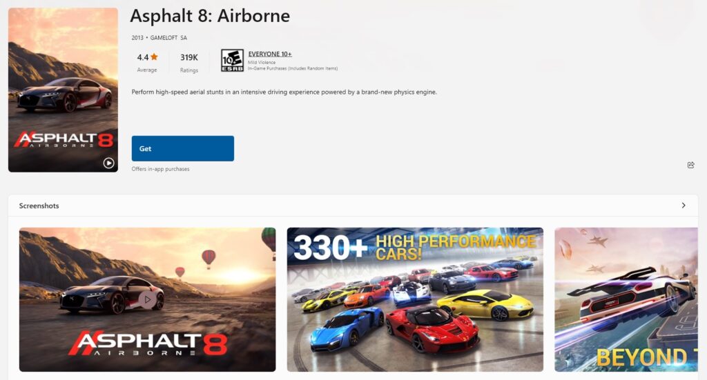 Asphalt 8 Airborne